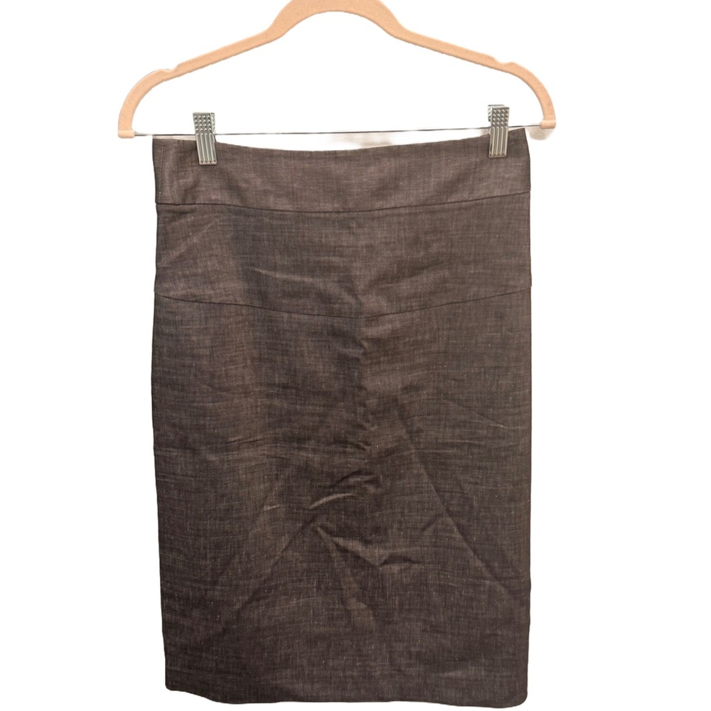 Theory Wool/Linen Blend Pencil Skirt